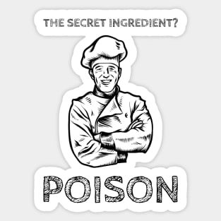 Chef - Secret Ingredient Poison Sticker